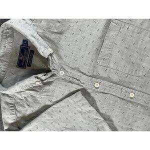 Vineyard Vines Men's Chambray Classic Fit Short-Sleeve Button-Down Shirt - Large